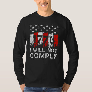 T-shirt Liberté Médicale Je Ne Respecterai Pas De Mandats