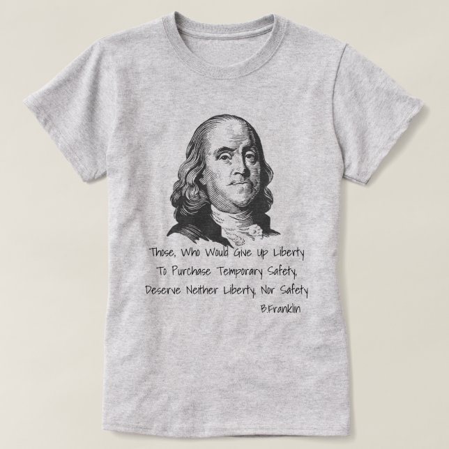 T-shirt Liberté pour la sécurité (Design devant)