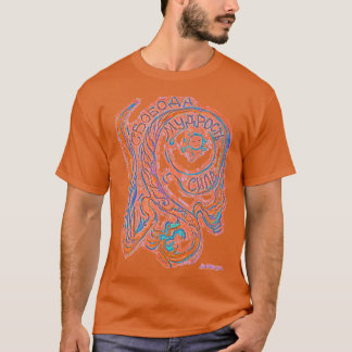 T-shirt Liberté, Sagesse et Force avec Dragon, Russe