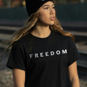 T-shirt Liberté Un Véritable Patriote