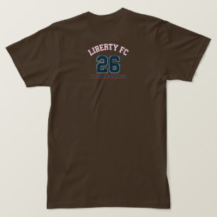 T-shirt Liberty FC Tee Navy Star  Football Premium USA 