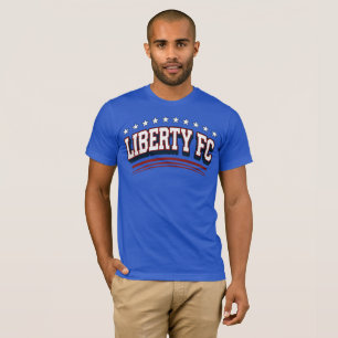 T-shirt Liberty FC Tee Navy Star Football Premium USA