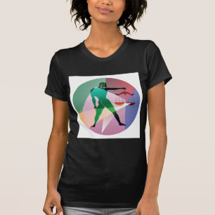 T-shirt libra abstraite