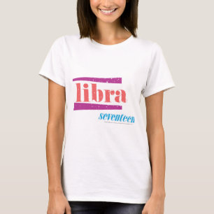 T-shirt Libra rose