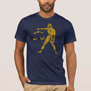 T-shirt Libra Zodiac Sign Grunge 23 septembre - 22 octobre