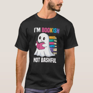 T-shirt Librairie Cute Book Livres Nerd Lecture Ghost Libr