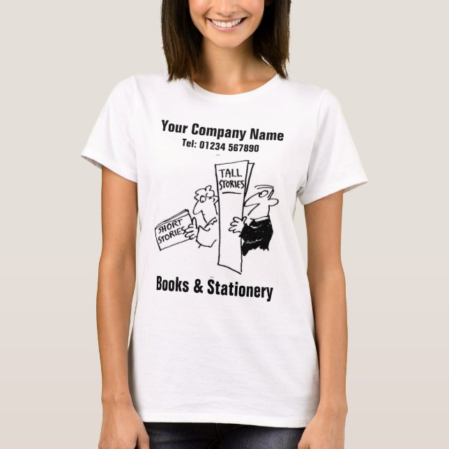 T-shirt Librairie et papeterie Livres et papeterie (Devant)