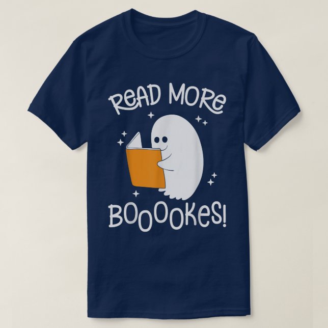 T-shirt Library books d'Halloween (Design devant)