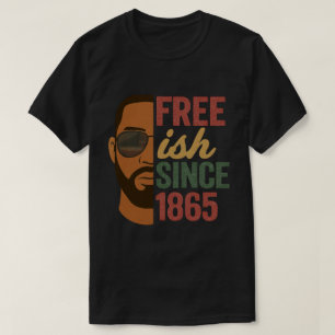 T-shirt Libre depuis 1865 Junetdix Black History