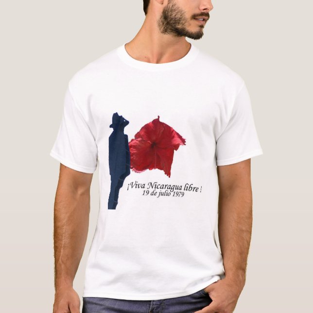 T-shirt Libre du Nicaragua de vivats ! (Devant)