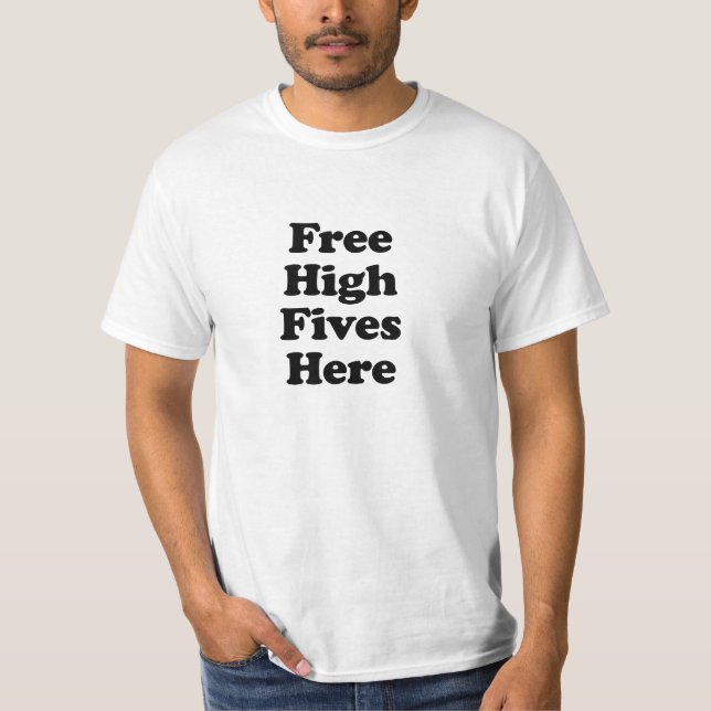 T-shirt Libre High Foods ici (Devant)