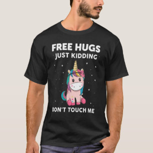 T-shirt Libre Hugs Jk Dont T0uch 1