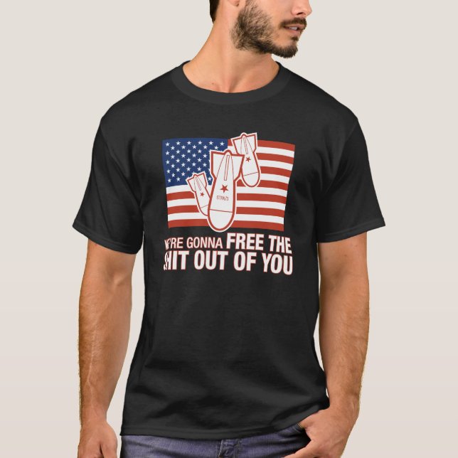 T-shirt libre-logo-noir (Devant)