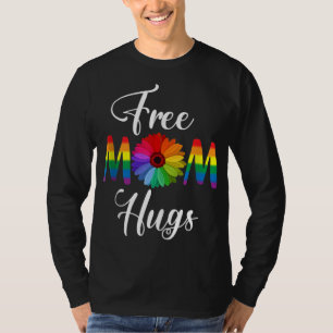 T-shirt Libre Maman Hugs Pride LGBT Cadeau