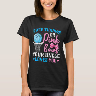 T-shirt Libre Throws ou Rose Bows Oncle vous aime Genre Re