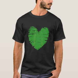 T-shirt Libye Coeur Drapeau Libyen Fierté libyenne