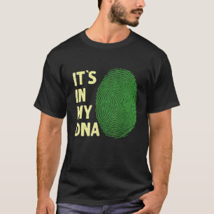 T-shirt Libye Dans Mon Drapeau Dna Libyan Équipe Libye