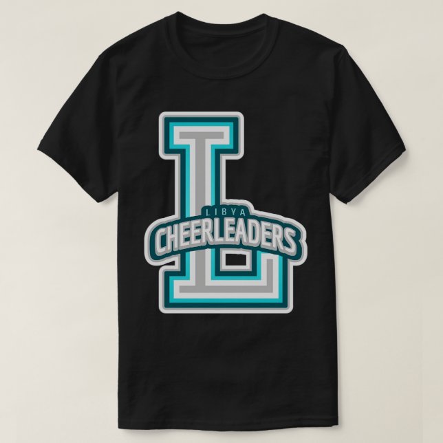T-shirt Libye Pom-pom girl (Design devant)