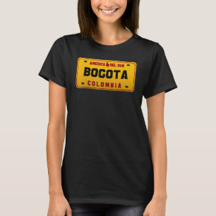 T-shirt Licence Bogota Great Soccer Plaque Colombienne