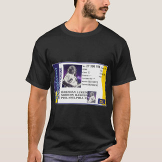 T-shirt Licence Cla pour les pilotes de baseball moderne B