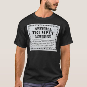 T-shirt Licence de trompette