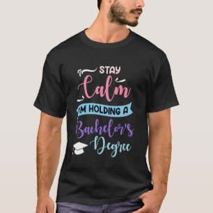 T-shirt Licence RESTEZ CALME JE DÉTIENS UN DIPLÔME DE LICE