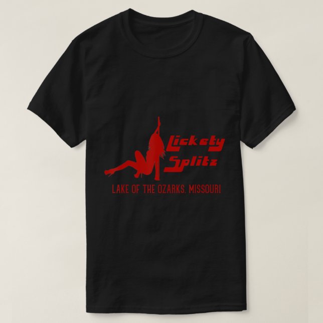 T-shirt Lickety Splitz Lake of the Ozarks Missouri Strip C (Design devant)