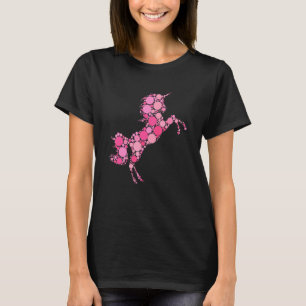 T-shirt Licorne à points roses journée internationale du p