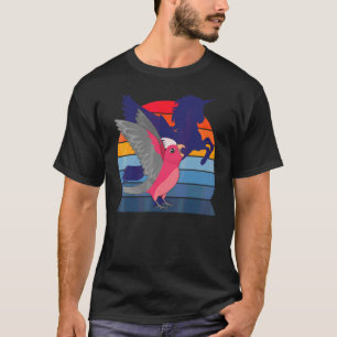 T-shirt Licorne ailée I Galah à poitrine de rose hurlant C