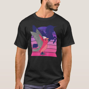 T-shirt Licorne ailée I Galah à poitrine de rose hurlante