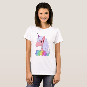 T-shirt Licorne arc-en-ciel