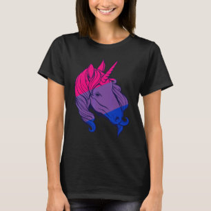 T-shirt Licorne Bisexuel Bi Fierté Drapeau Bisexuel Lgbtq