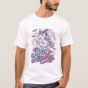 T-shirt Licorne Boo-licorne Vecteur Premium Conception Vec