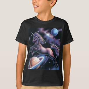 T-shirt Licorne céleste
