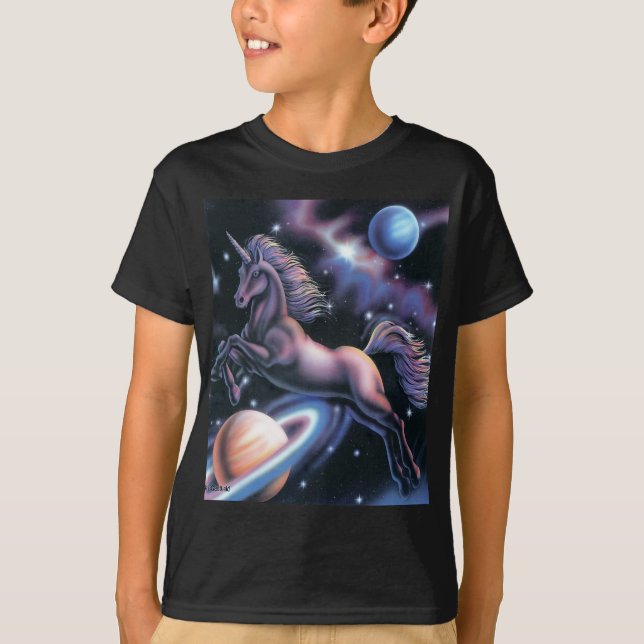 T-shirt Licorne céleste (Devant)