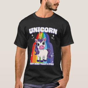 T-shirt Licorne Chaque Corne Raconte Une Histoire Licorne