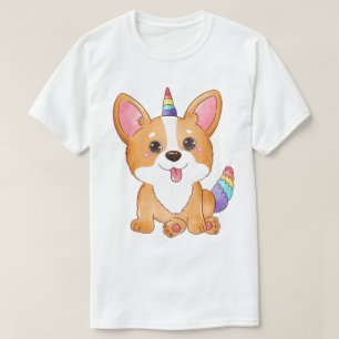 T-Shirt Licorne Corgi