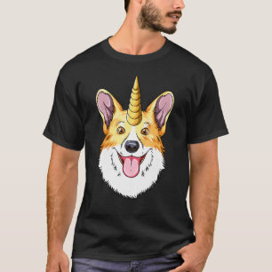 T-shirt Licorne Corgi Alicorne Corne Corgi