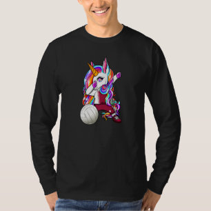 T-shirt Licorne Dabbing Qatar Maillot Supporters Volley-ba