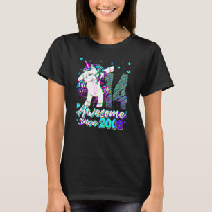T-shirt Licorne de 14 ans qui fait le dab pour son 14ème a