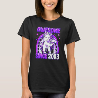 T-shirt Licorne de 19 ans faisant le flossing pour ses 19