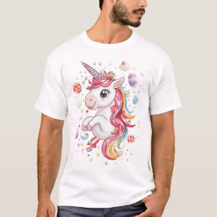 T-shirt Licorne de Candy Land (1)
