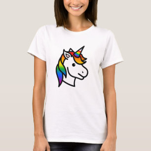 T-shirt Licorne de la fierté de progrès mignonne