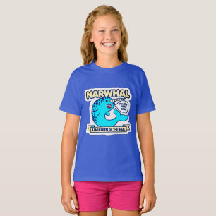 T-shirt Licorne de Narwhal de la mer