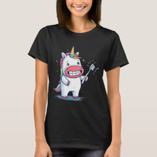 T-shirt Licorne Drôle de soins dentaires avec graphique de
