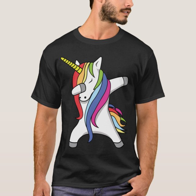 T-SHIRT LICORNE DRÔLE TAMPONNANTE DE CADEAU D'ANNIVERSAIRE (Devant)