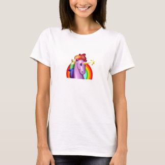 T-shirt Licorne et arc-en-ciel