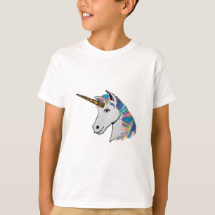 T-shirt licorne holographique