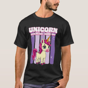 T-shirt Licorne Moins Hennir Plus Yay Licorne