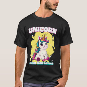 T-shirt Licorne Objectifs Étincelle Réalisés Licorne